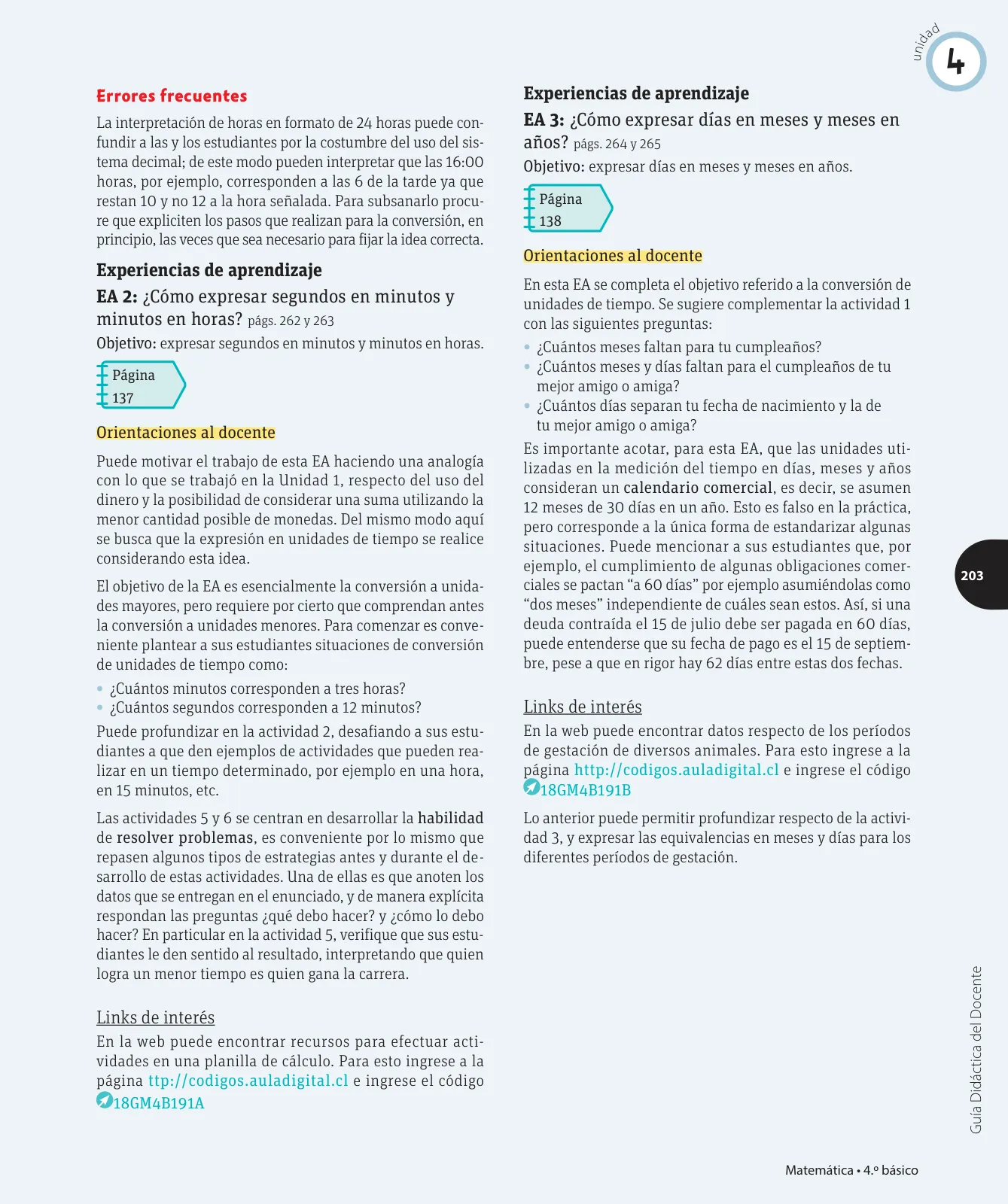 Miniatura página 124 de Matemática – Cuarto Básico | Texto del Estudiante MINEDUC – Descargar PDF · 2024