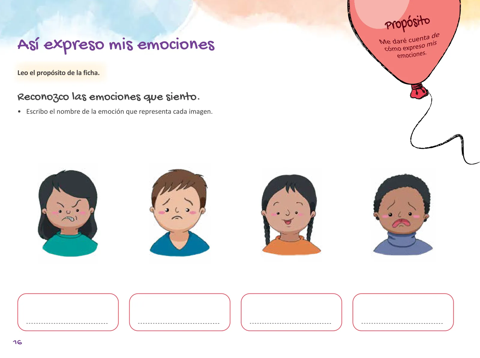 Página 18 de Cuadernillo de Tutoría 4 : cuarto grado de Educación Primaria · 2021