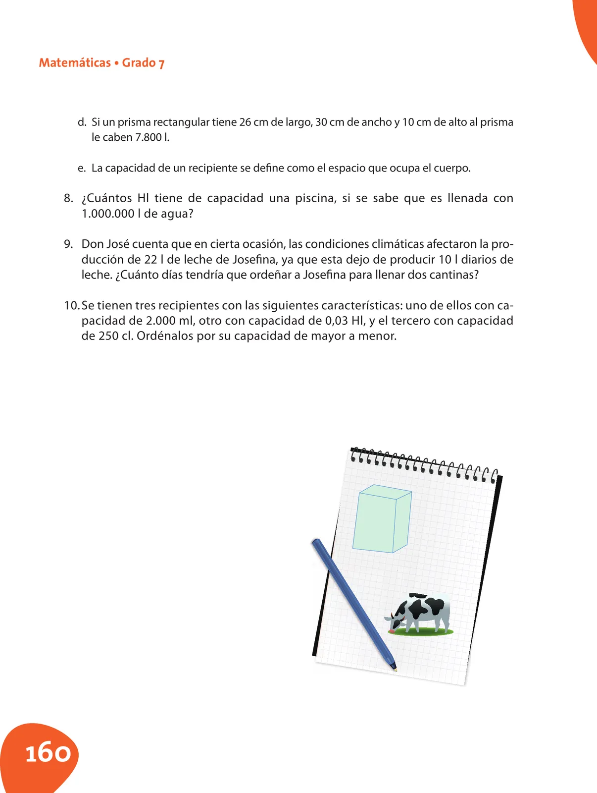 Miniatura página 161 de Matematica 7° · Postprimaria