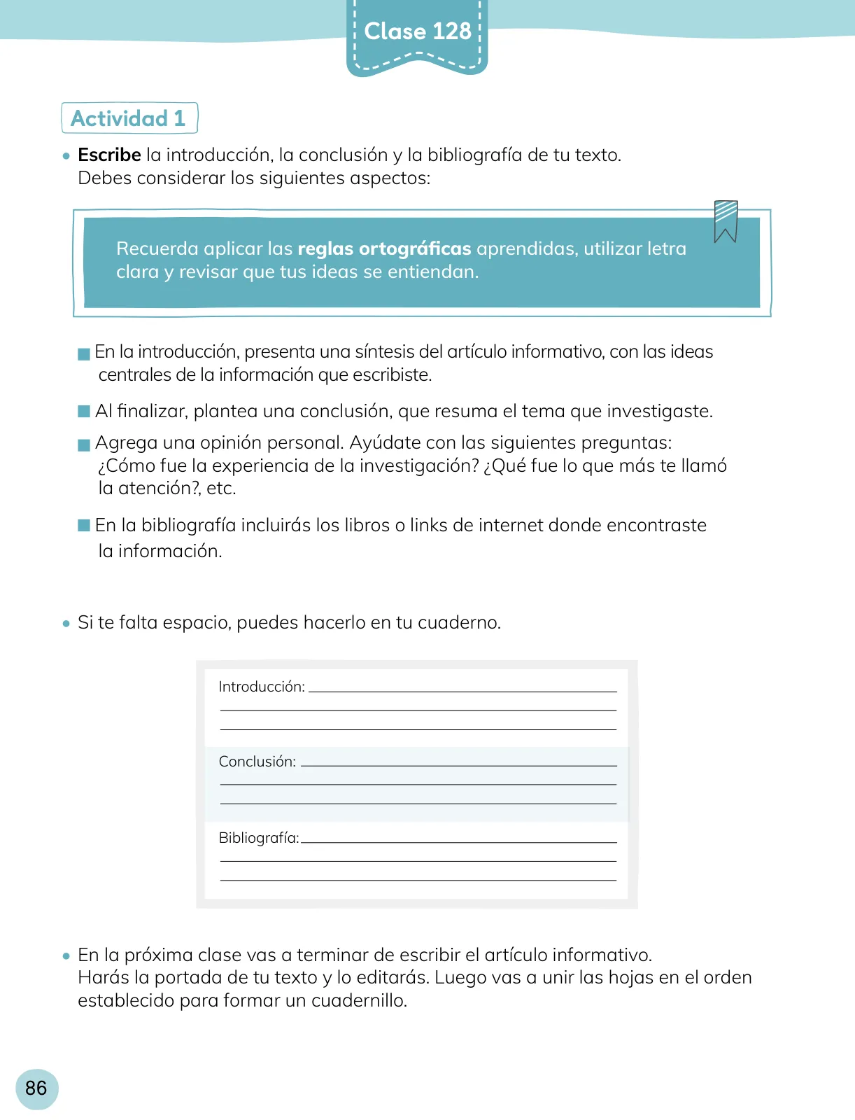 Página 87 de Lenguaje y Comunicación – Cuarto Básico | Texto del Estudiante MINEDUC – Descargar PDF · 2024
