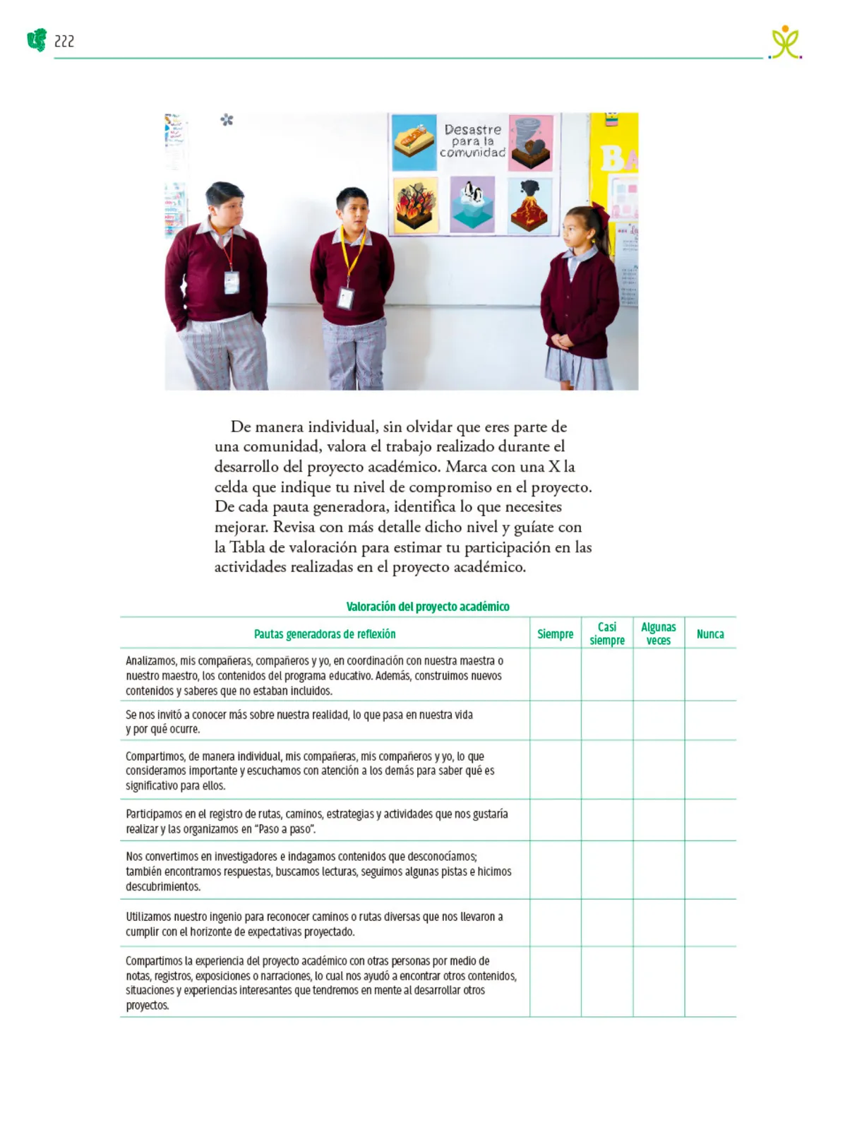 Página 223 de Colección Ximhai. Nuestro libro de Proyectos. Tomo I. Libro de Educación Telesecundaria Grado 1° Ciclo Escolar 2025 - 2026