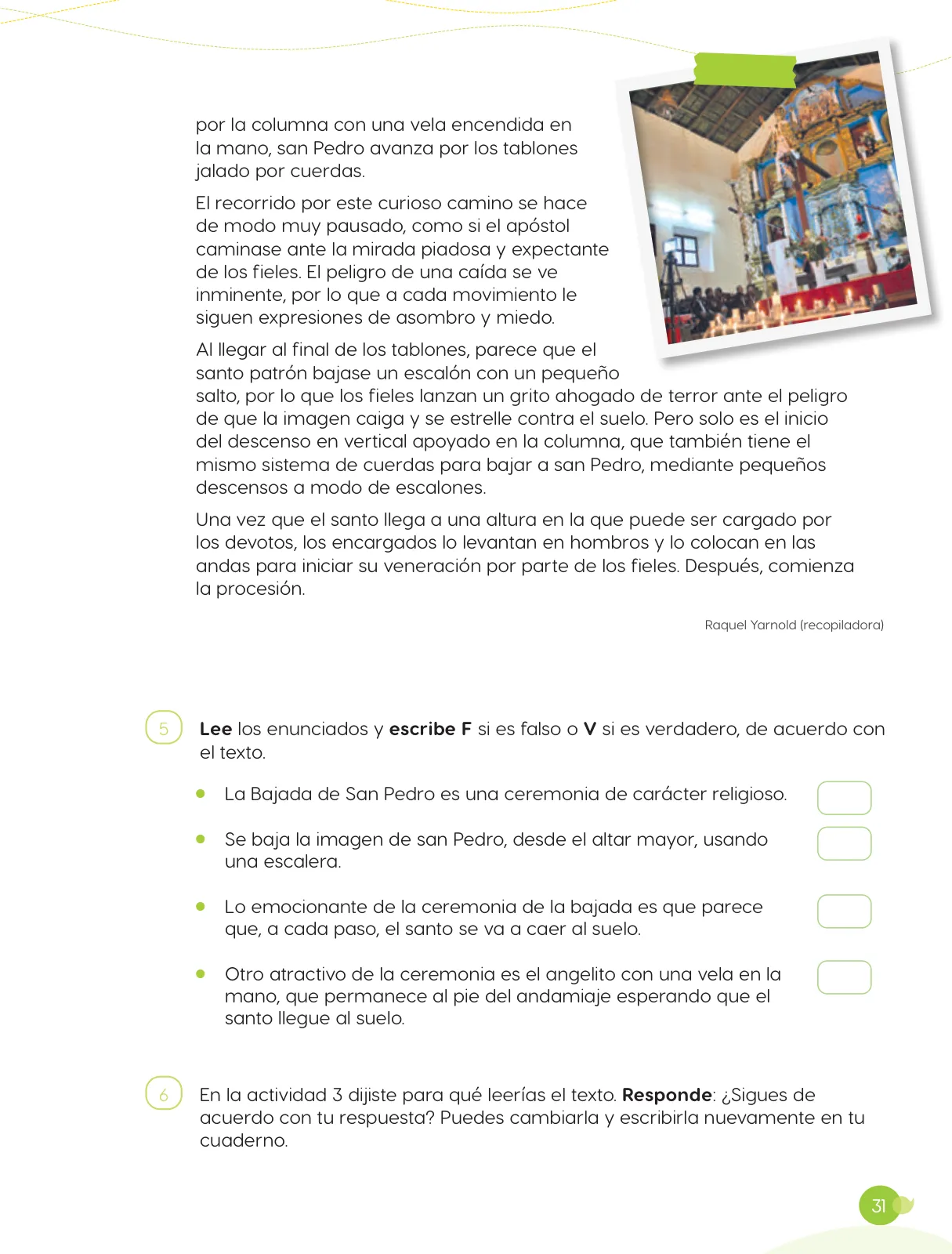 Miniatura página 33 de Cuadernillo de Comunicación 5. Quinto grado de Primaria · 2024