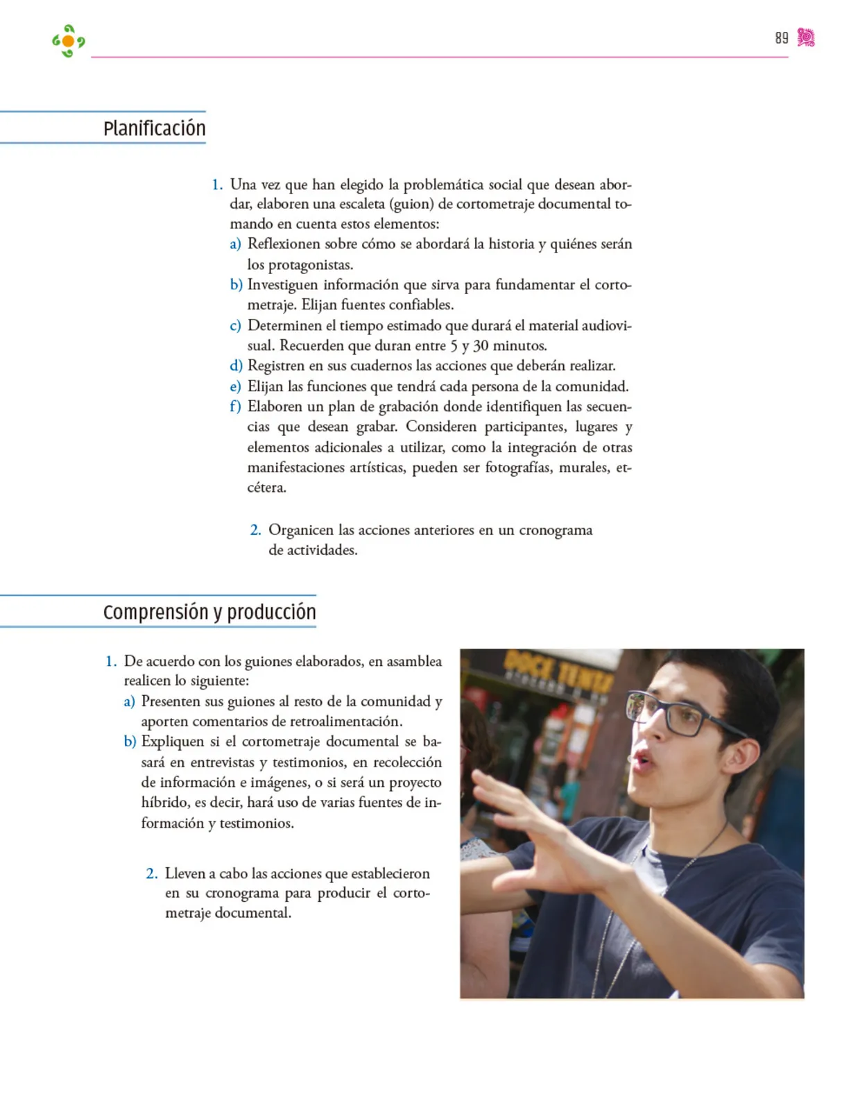 Miniatura página 90 de Colección Nanahuatzin. Nuestro libro de proyectos.   Libro de Educación Secundaria Grado 3°  Ciclo Escolar 2025 - 2026