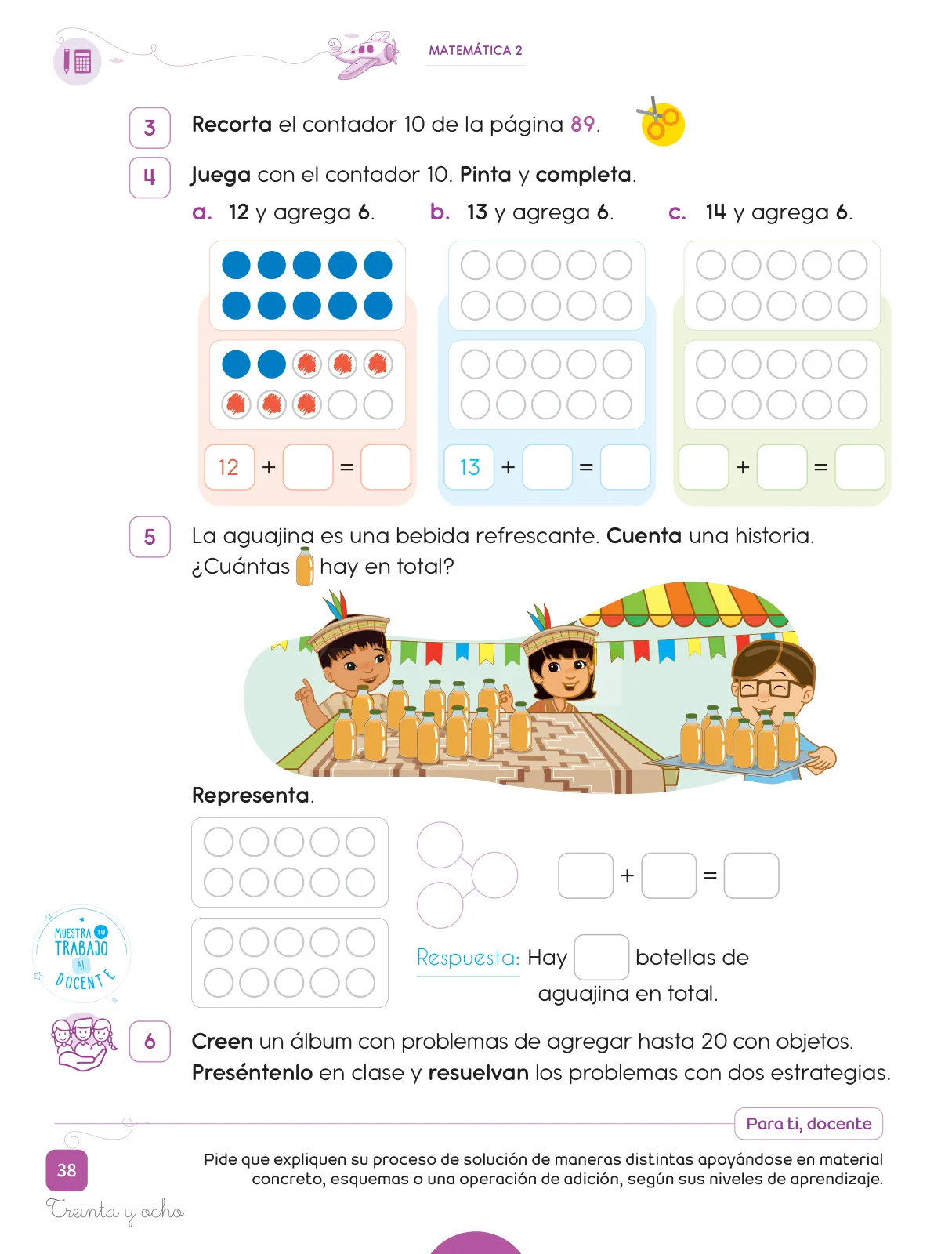 Página 40 de Cuadernillo de Matemática 2, segundo grado de Primaria · 2023