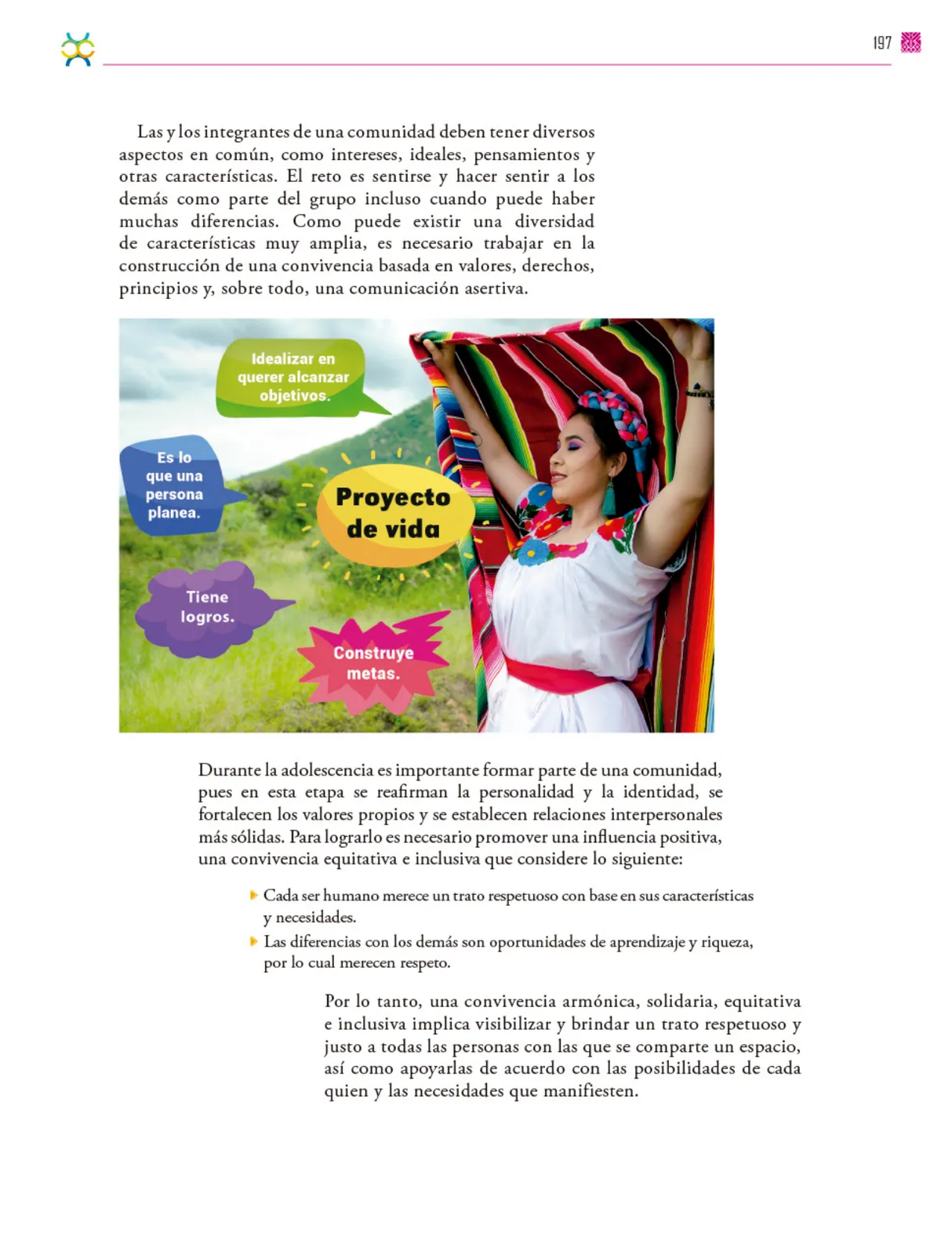 Página 198 de Colección Sk´asolil. De lo humano y lo comunitario. Libro de Educación Secundaria Grado 2° Ciclo Escolar 2025 - 2026