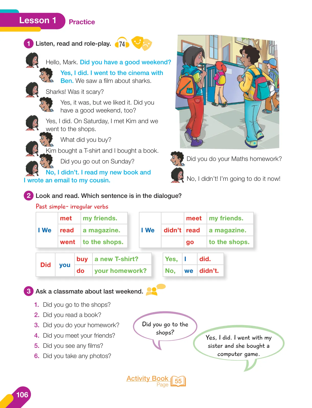 Miniatura página 108 de Inglés – Quinto Básico | Texto del Estudiante MINEDUC – Descargar PDF · 2024