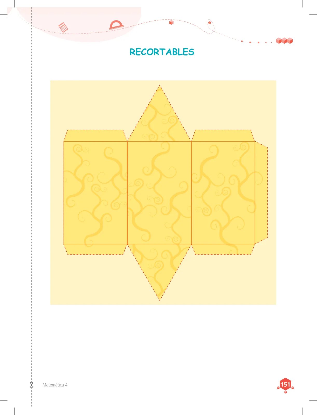 Página 151 de Matemática 4 : cuaderno de trabajo para cuarto grado de Educación Primaria 2018 · 2018