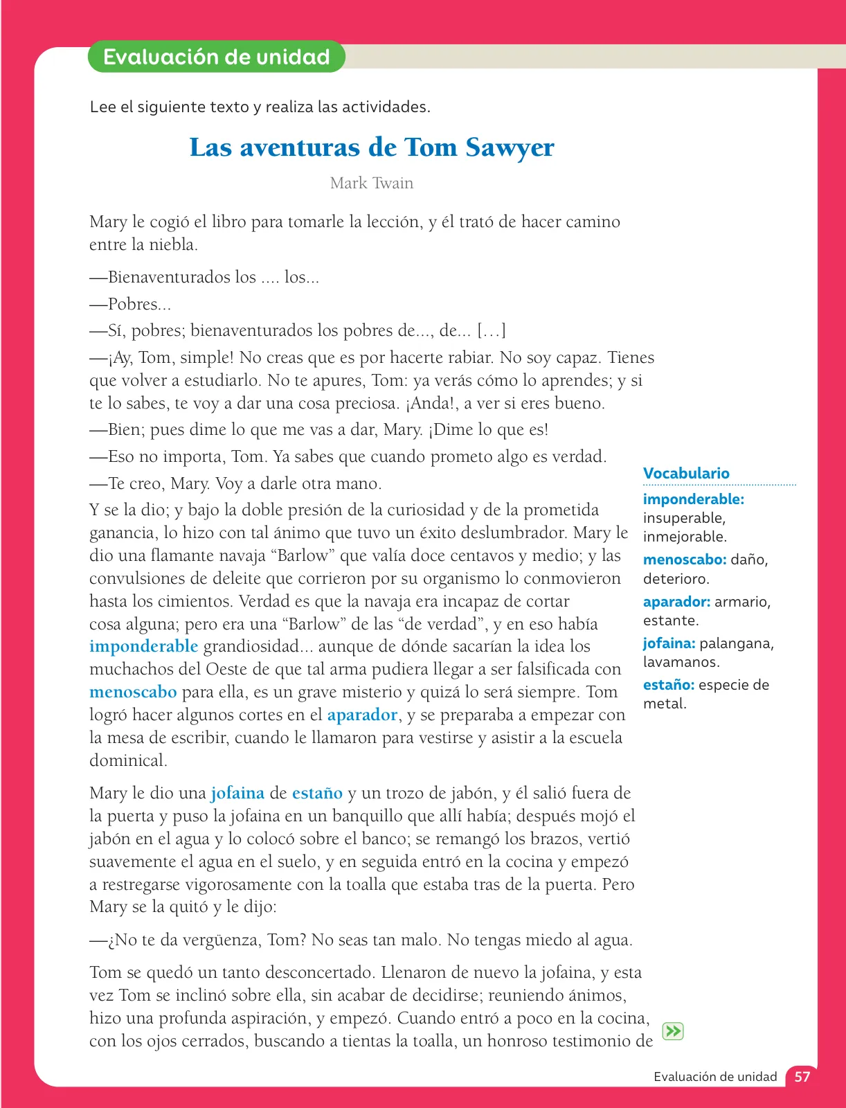 Página 59 de Lenguaje y Comunicación – Sexto Básico | Texto del Estudiante MINEDUC – Descargar PDF · 2024