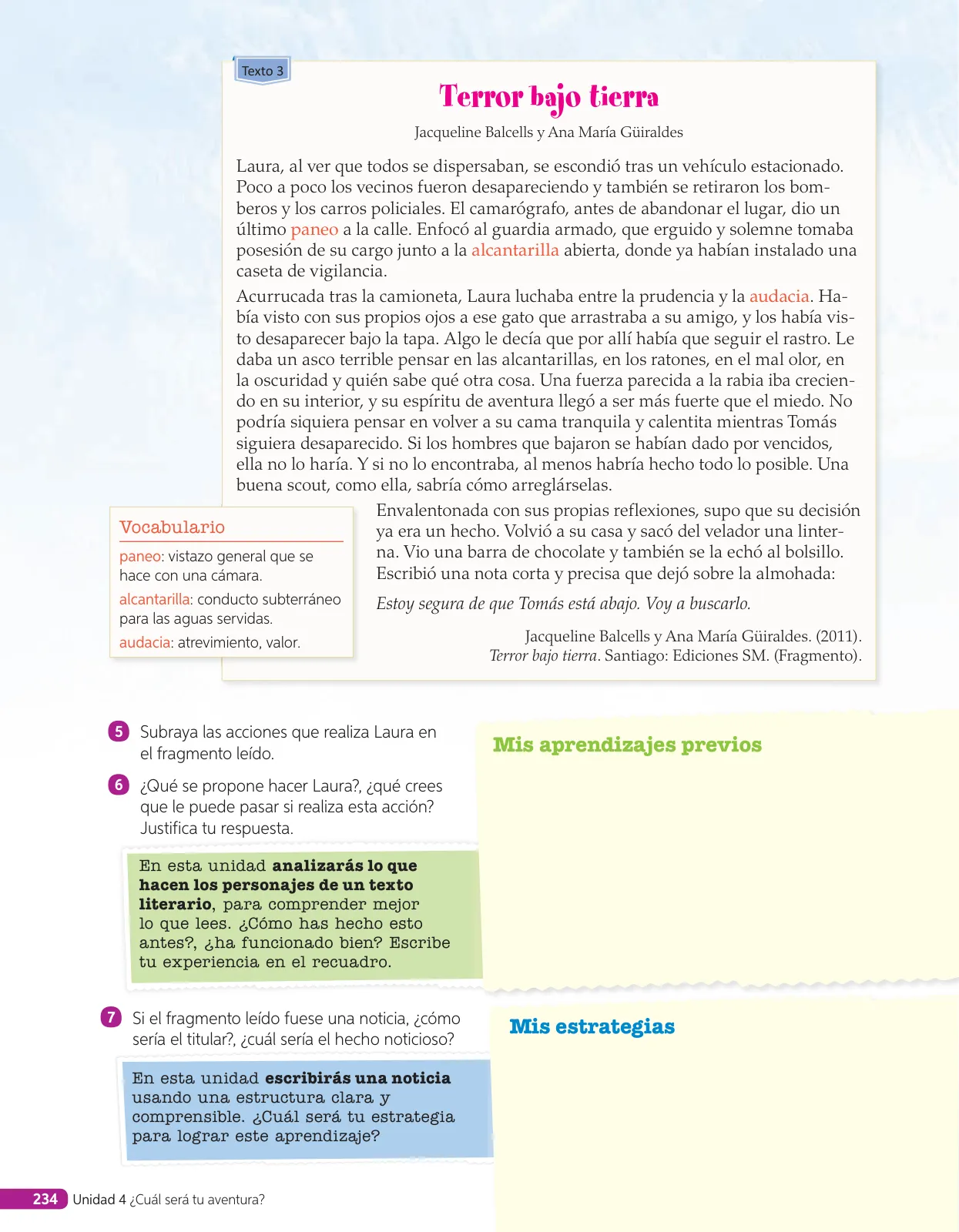 Página 181 de Lenguaje y Comunicación – Quinto Básico | Texto del Estudiante MINEDUC – Descargar PDF · 2024