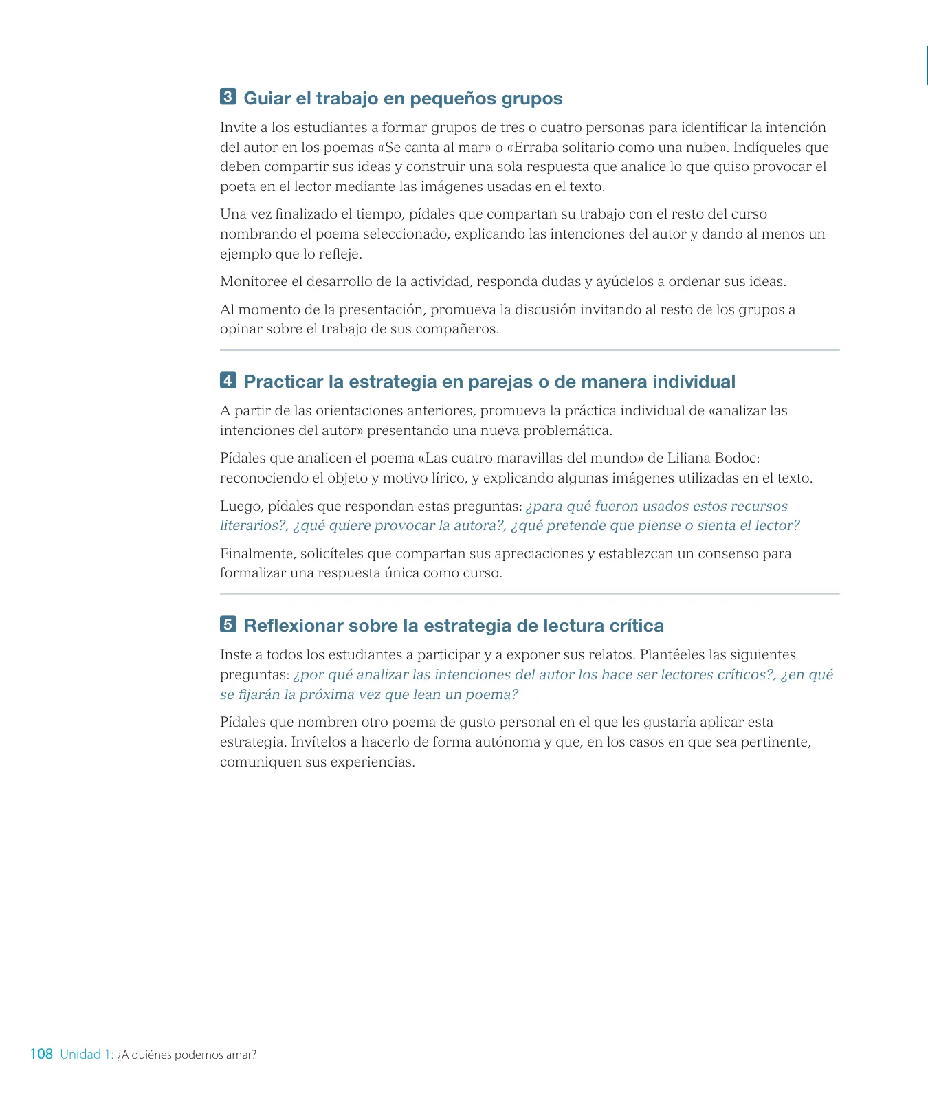 Miniatura página 110 de Lengua y Literatura – Octavo Básico | Texto del Estudiante MINEDUC – Descargar PDF · 2024