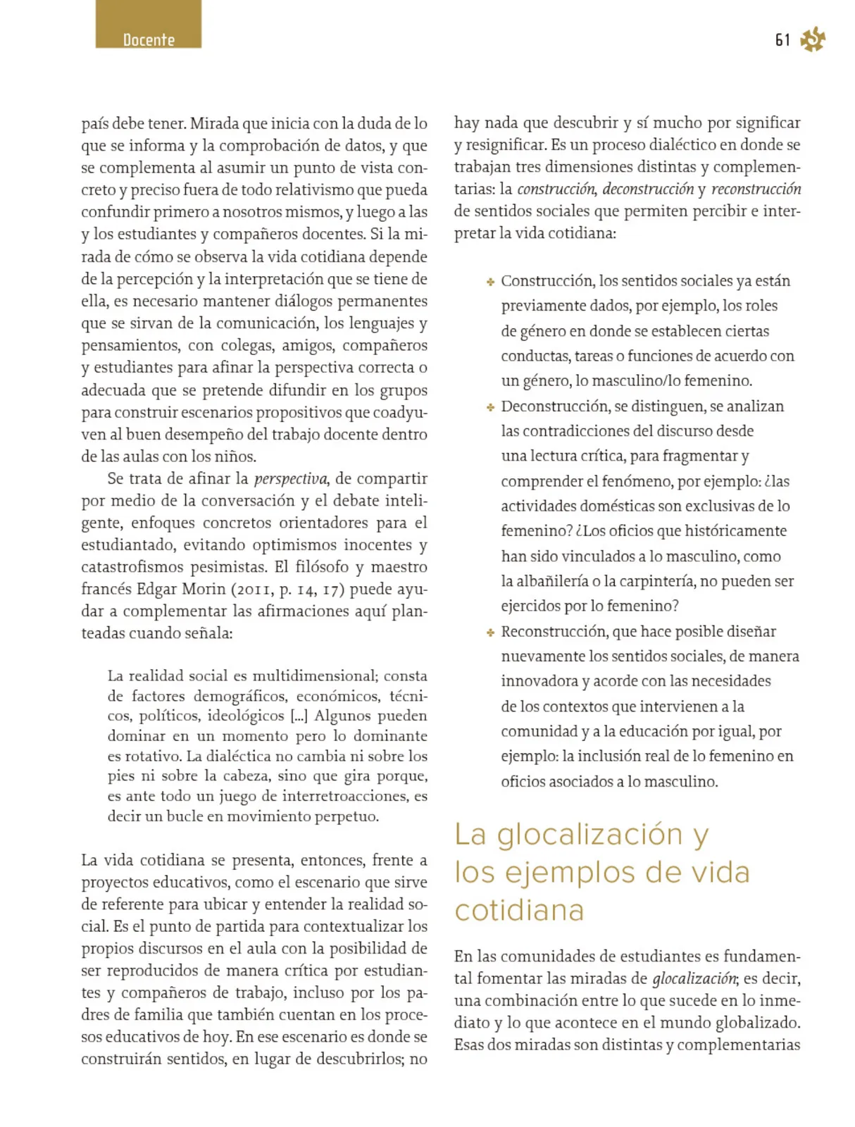 Miniatura página 62 de Un libro sin recetas, para la maestra y el maestro. Fase 4  Libro de Educación Primaria Grado 3°, 4°  Ciclo Escolar 2025 - 2026
