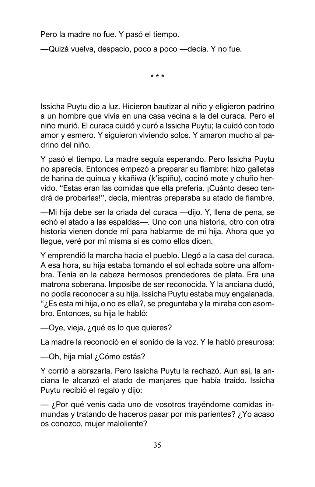 Página 35 de Arguedas, entre el fuego y el amor : textos seleccionados para estudiantes de Educación Básica · 2021