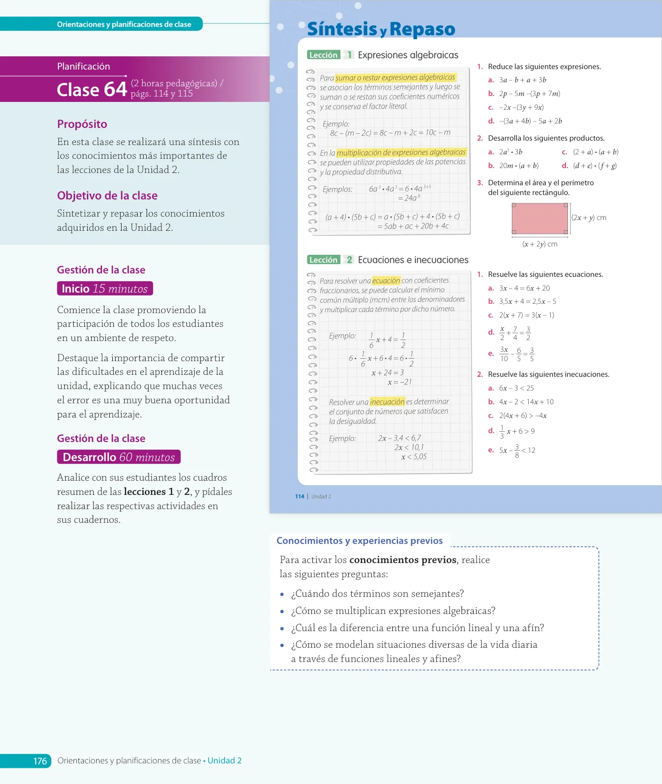Miniatura página 178 de Matemática – Octavo Básico | Texto del Estudiante MINEDUC – Descargar PDF · 2024