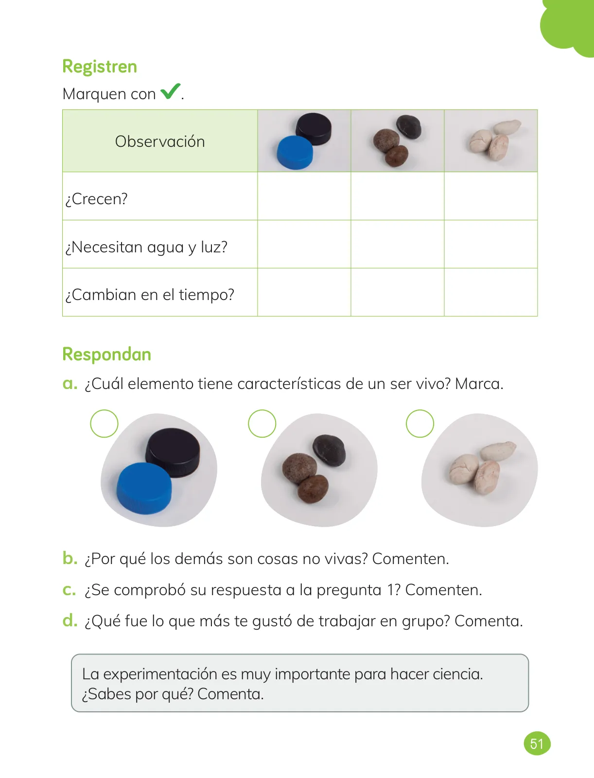 Miniatura página 53 de Ciencias Naturales – Primero Básico | Texto del Estudiante (MINEDUC) – Descargar PDF · 2024