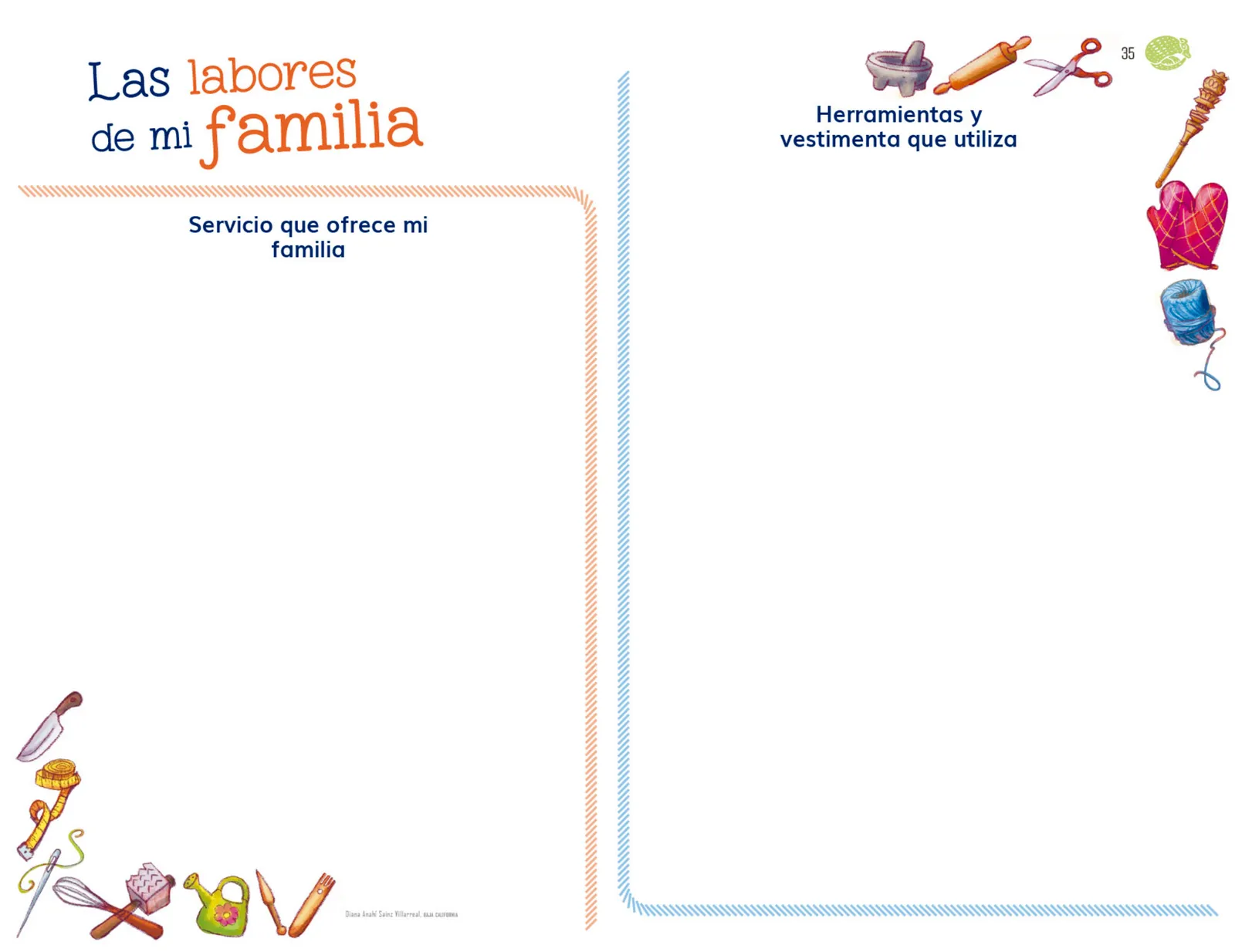 Miniatura página 36 de Explorar e imaginar con mi libro de Preescolar.   Libro de Educación Preescolar Grado 1°  Ciclo Escolar 2025 - 2026