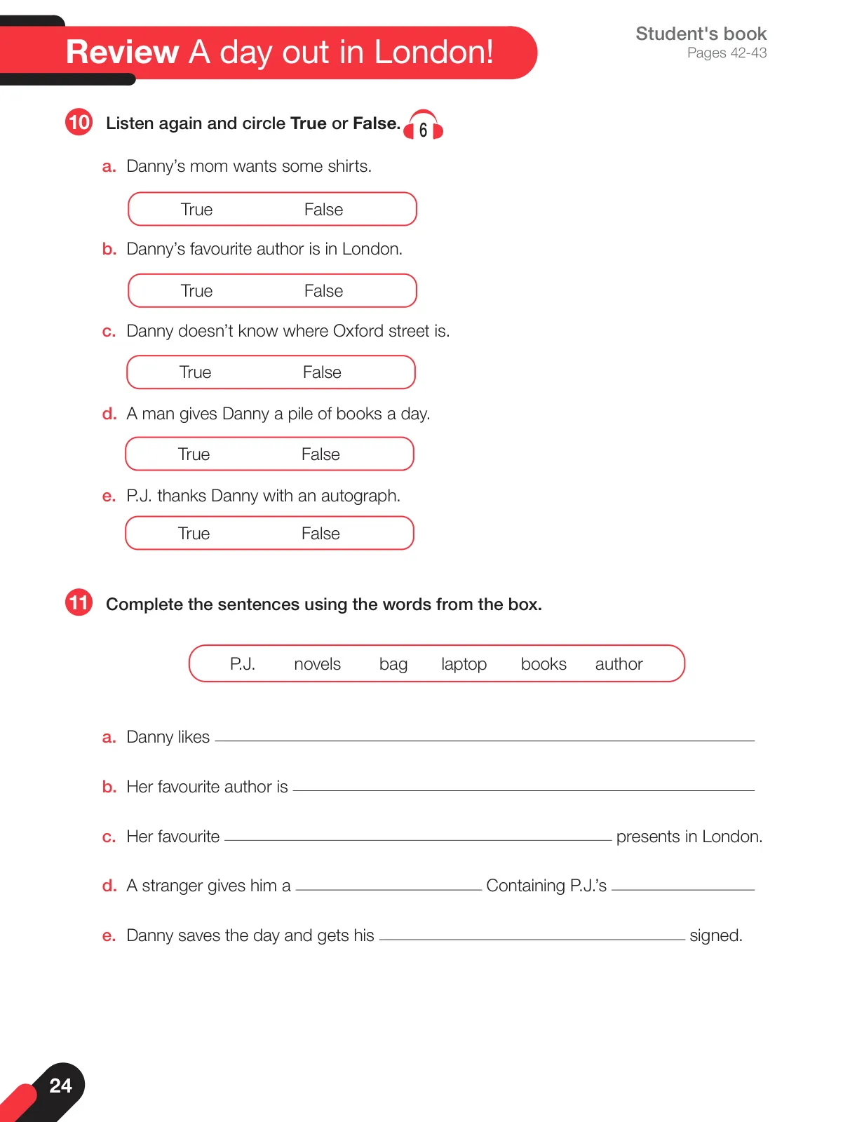 Miniatura página 26 de Inglés – Quinto Básico | Texto del Estudiante MINEDUC – Descargar PDF · 2024