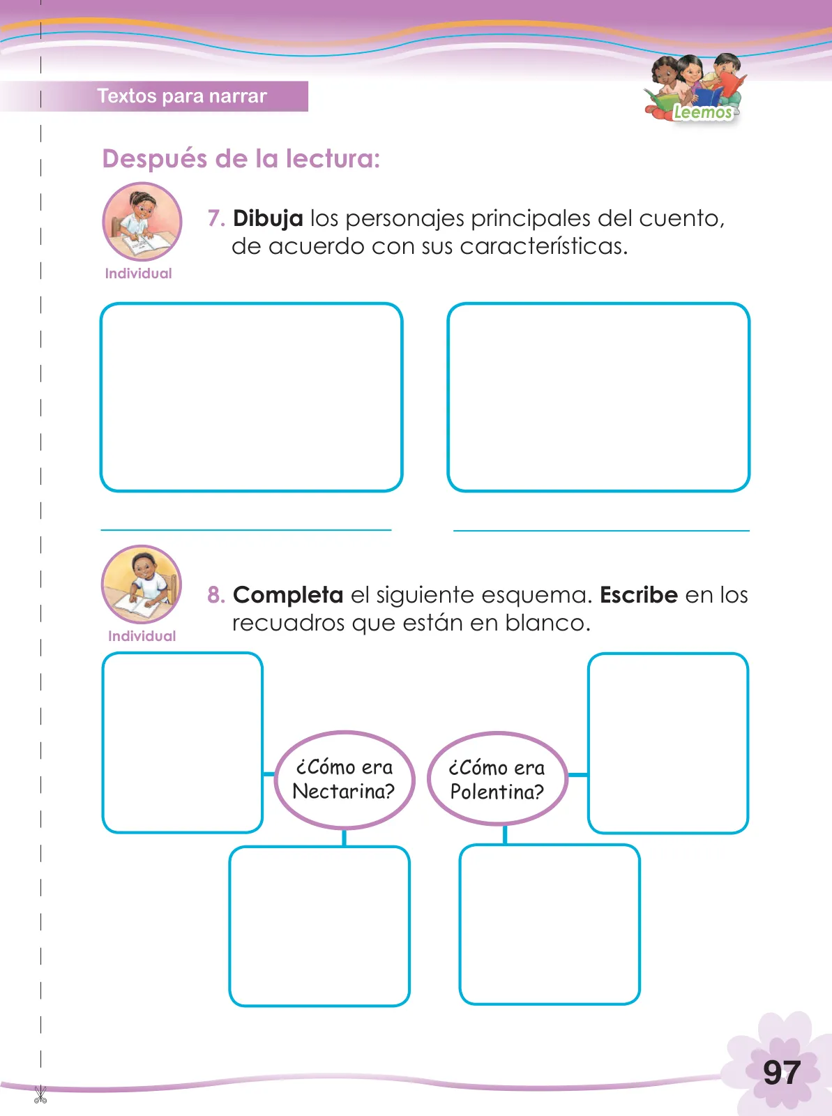 Página 99 de Comunicación 2 : cuaderno de trabajo para segundo grado de Educación Primaria 2019 · 2019