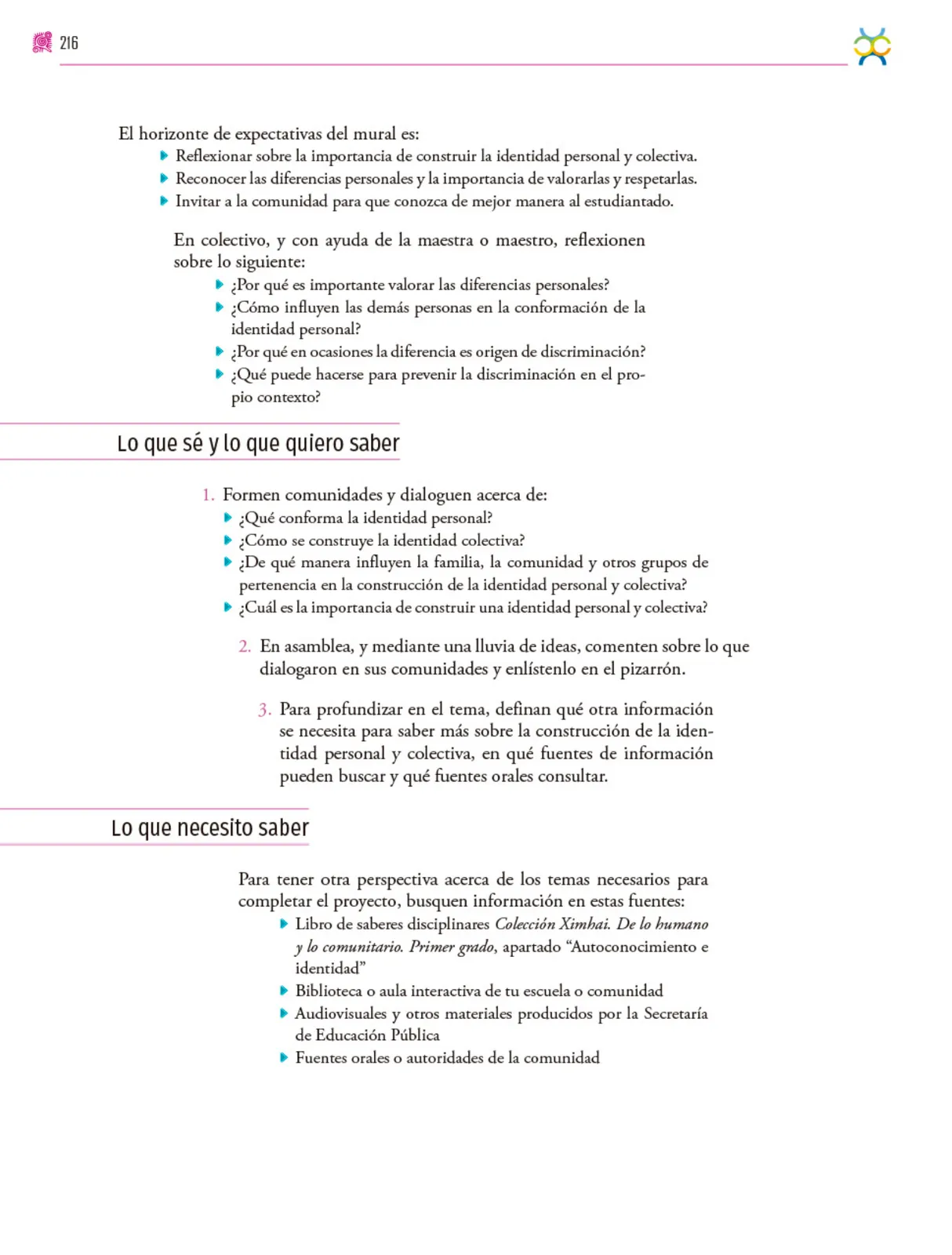 Página 217 de Colección Ximhai. Nuestro libro de proyectos. Libro de Educación Secundaria Grado 1° Ciclo Escolar 2025 - 2026