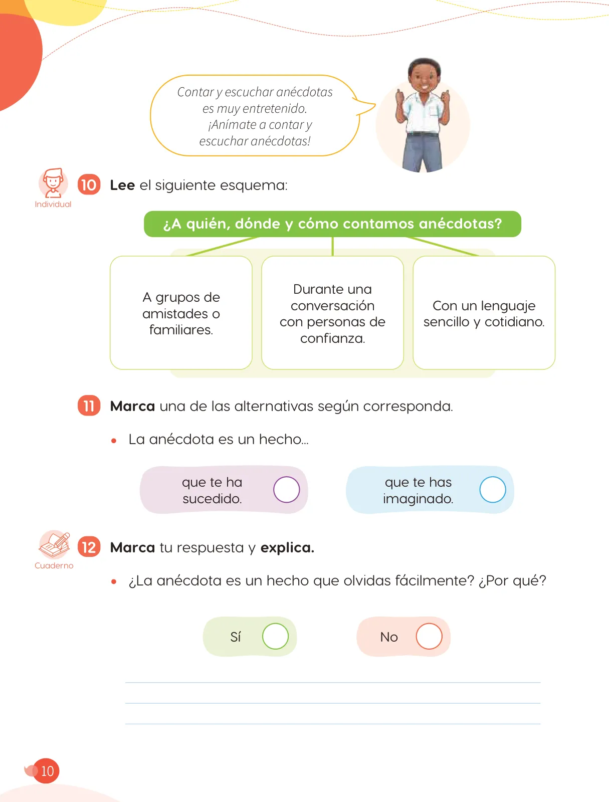 Miniatura página 12 de Cuadernillo de Comunicación 3. Tercer grado de Primaria · 2024