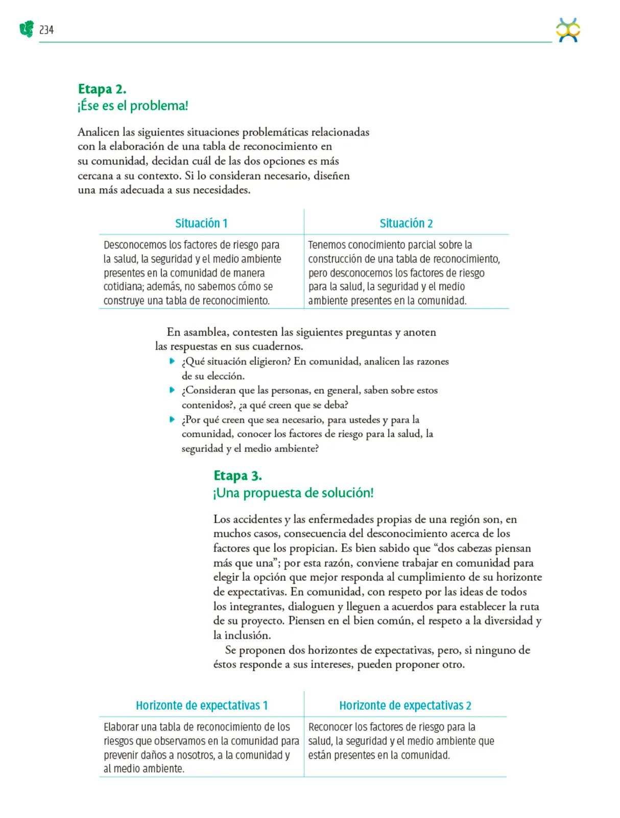 Miniatura página 235 de Colección Nanahuatzin. Nuestro libro de Proyectos.  Tomo II.  Libro de Educación Telesecundaria Grado 3°  Ciclo Escolar 2025 - 2026