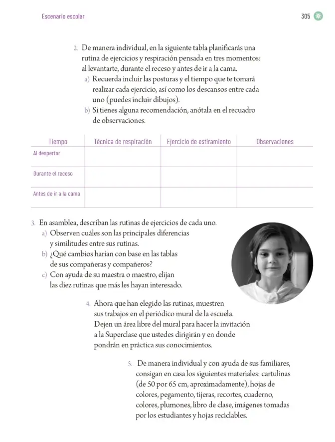 Página 308 de Proyectos Escolares. Libro de Educación Primaria Grado 6° Ciclo Escolar 2025 - 2026