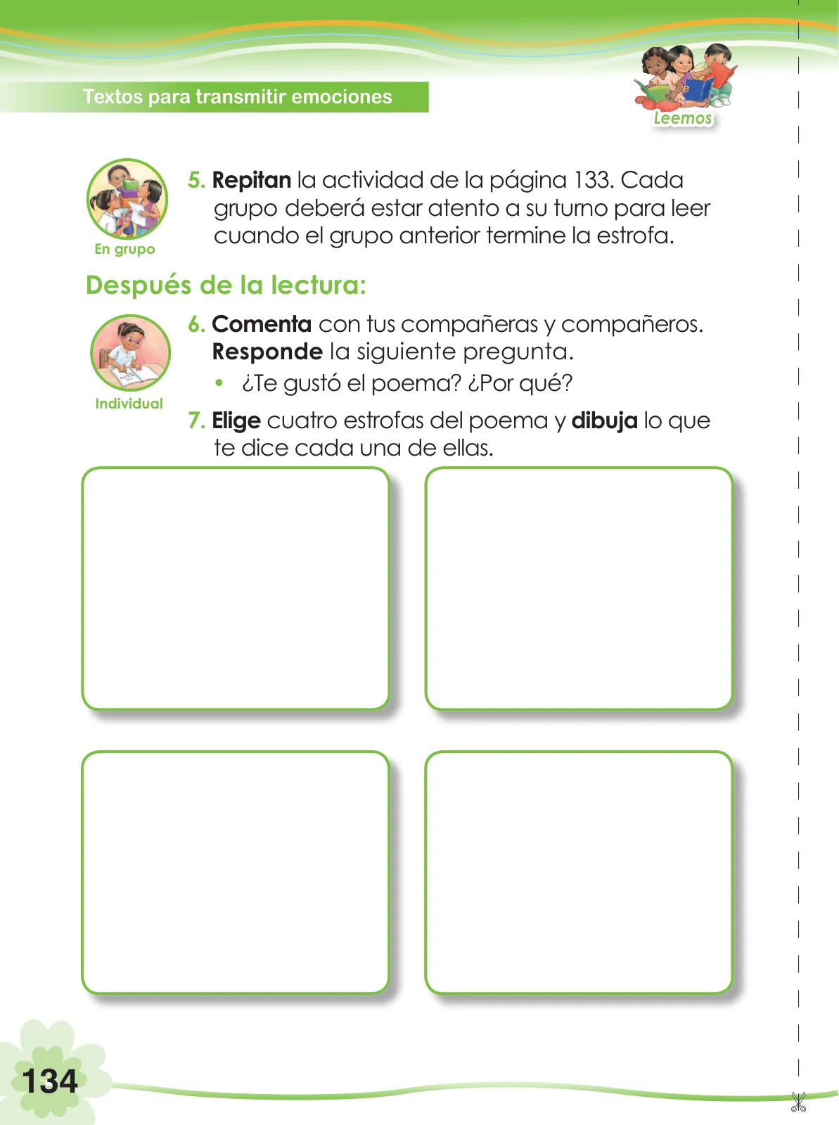 Miniatura página 136 de Comunicación 2 : cuaderno de trabajo para segundo grado de Educación Primaria 2019 · 2019