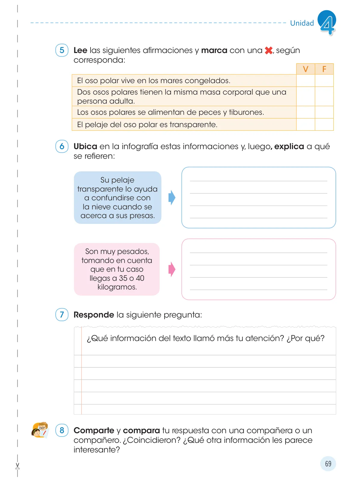 Miniatura página 71 de Comunicación 3 : cuaderno de trabajo para tercer grado de Educación Primaria 2019 · 2019