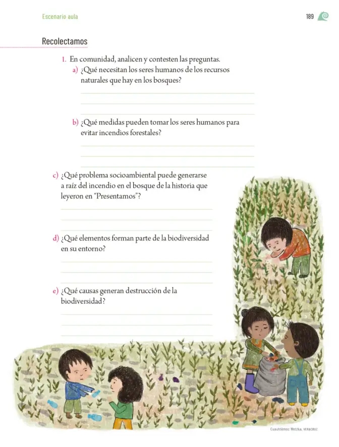 Página 192 de Proyectos de Aula. Libro de Educación Primaria Grado 5° Ciclo Escolar 2025 - 2026