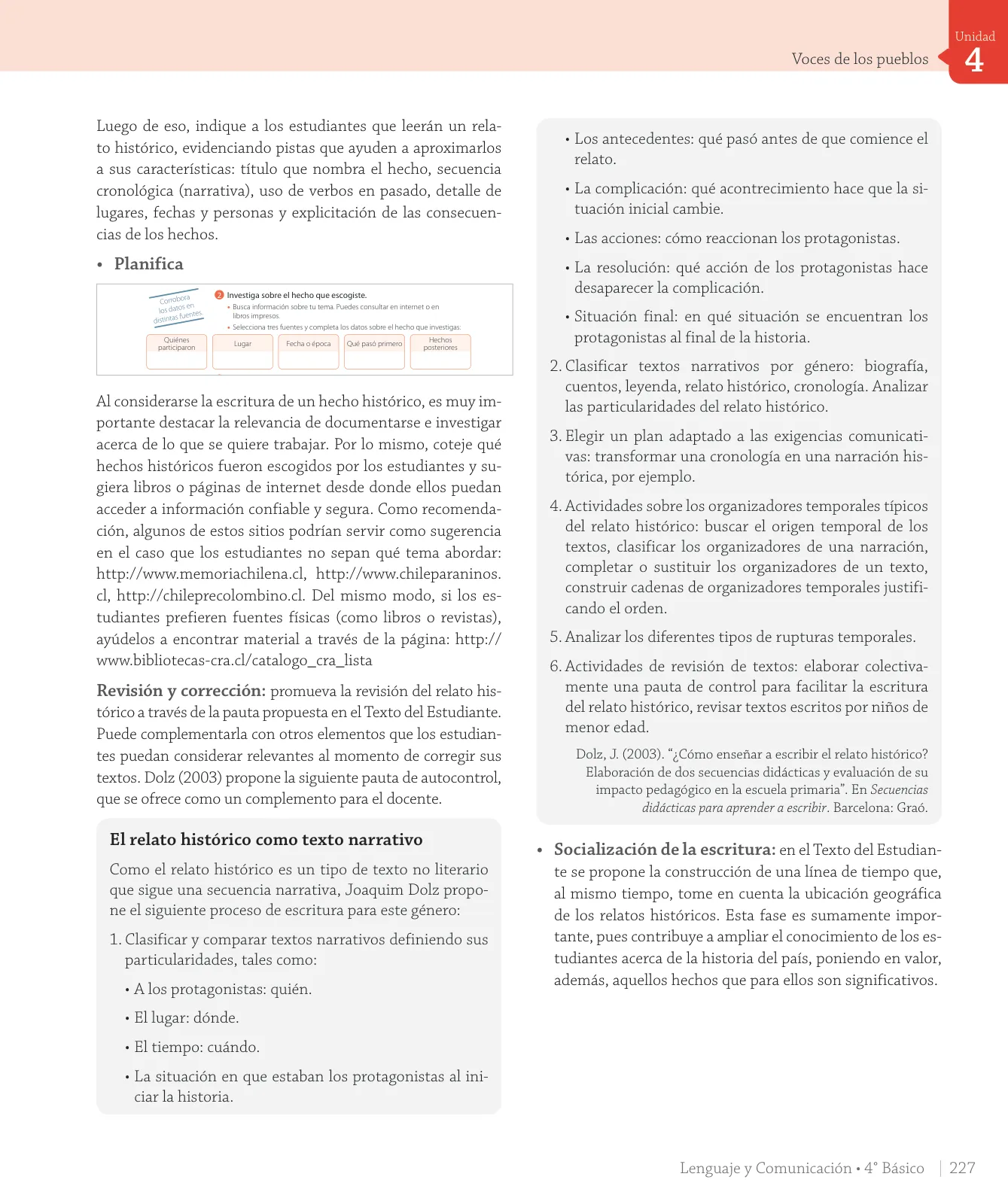 Página 53 de Lenguaje y Comunicación – Cuarto Básico | Texto del Estudiante MINEDUC – Descargar PDF · 2024