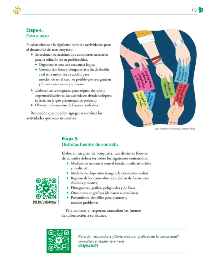 Página 114 de Colección Sk´asolil. Nuestro libro de Proyectos. Tomo I. Libro de Educación Telesecundaria Grado 2° Ciclo Escolar 2025 - 2026
