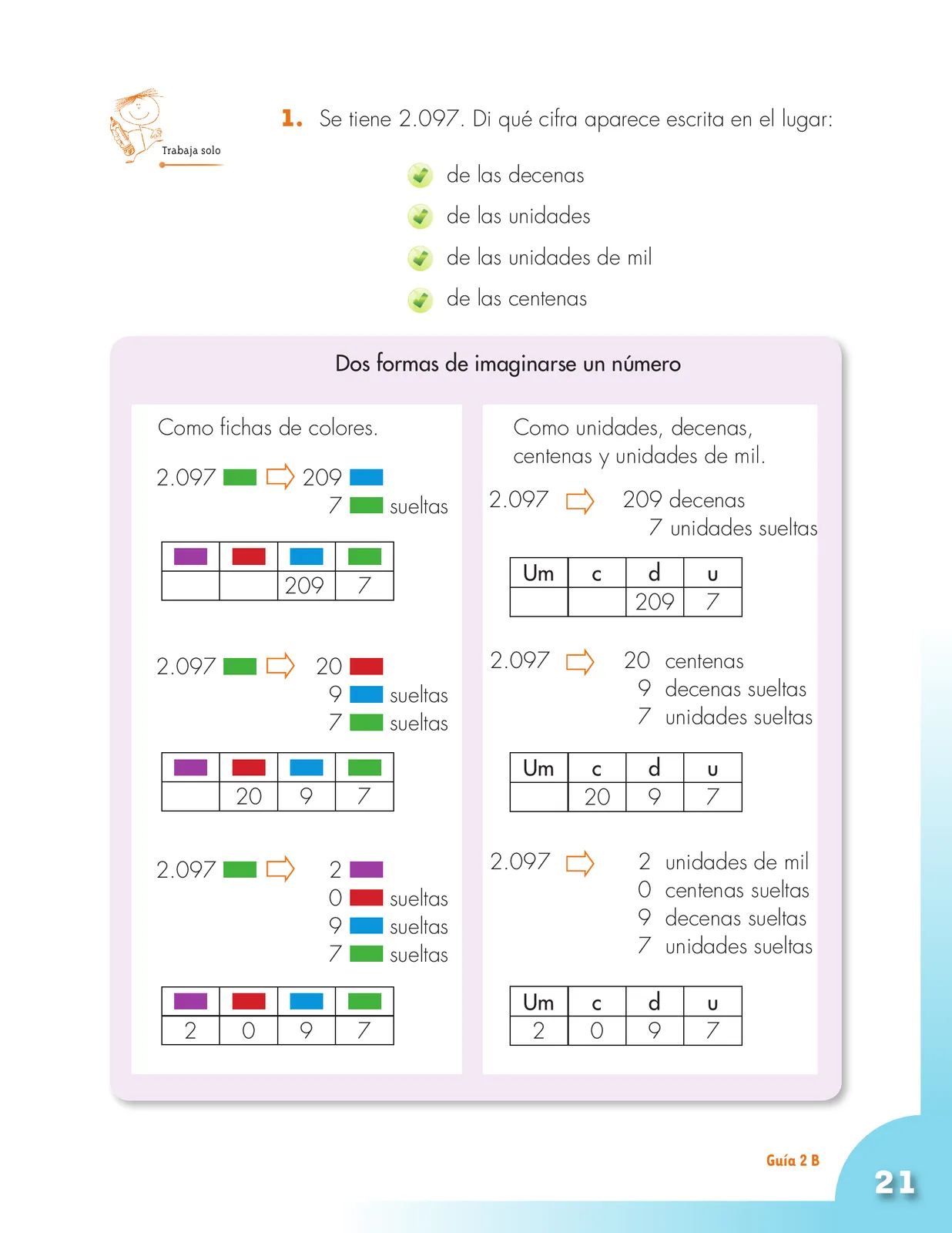 Página 21 de Matematica 3° · Cartilla 01