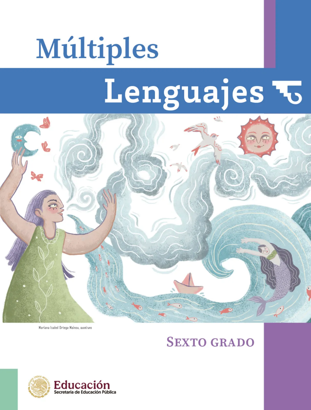 Miniatura página 2 de Múltiples lenguajes.   Libro de Educación Primaria Grado 6°  Ciclo Escolar 2025 - 2026