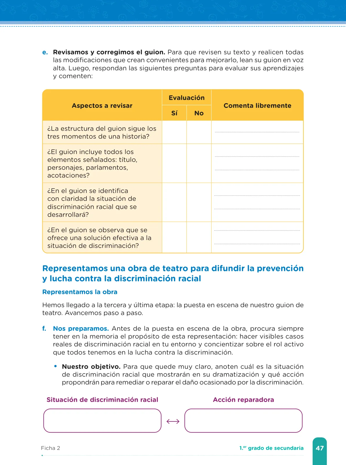 Miniatura página 49 de Fichas de aprendizaje de Comunicación 1 · 2024