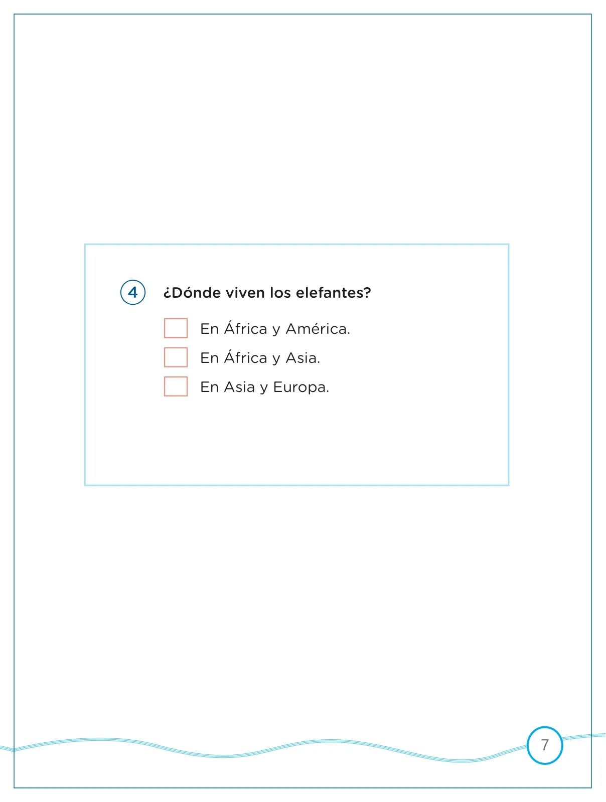 Miniatura página 7 de Kit de evaluación Entrada 2 Demostrando lo que aprendimos : Comunicación, primer trimestre, ﻿Segundo grado - Primaria · 2019