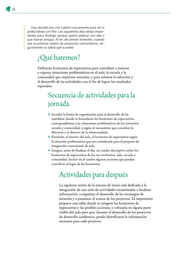 Página 27 de Colección Sk´asolil. Nuestro libro de Proyectos. Tomo I. Libro de Educación Telesecundaria Grado 2° Ciclo Escolar 2025 - 2026