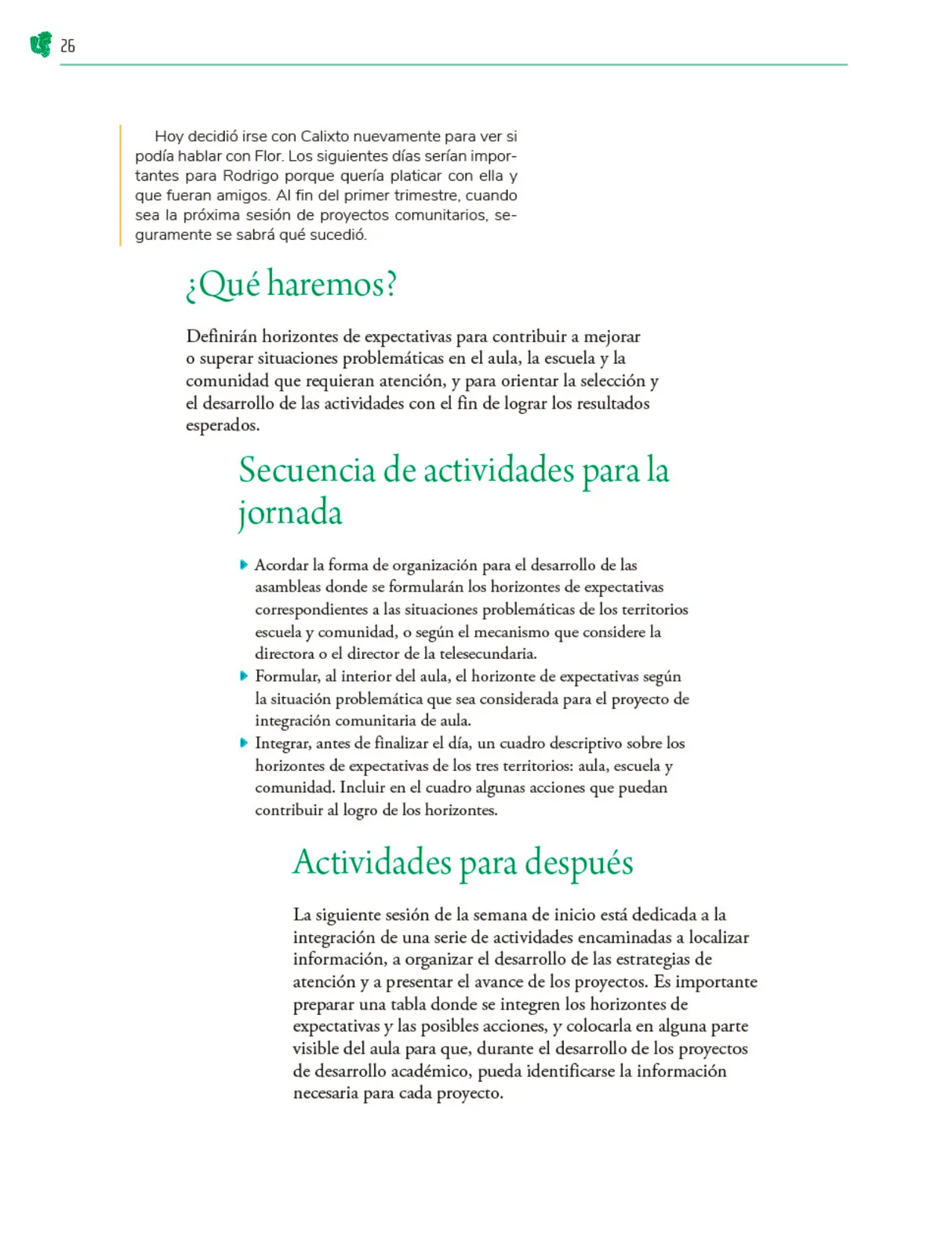 Miniatura página 27 de Colección Sk´asolil. Nuestro libro de Proyectos. Tomo I.    Libro de Educación Telesecundaria Grado 2°  Ciclo Escolar 2025 - 2026