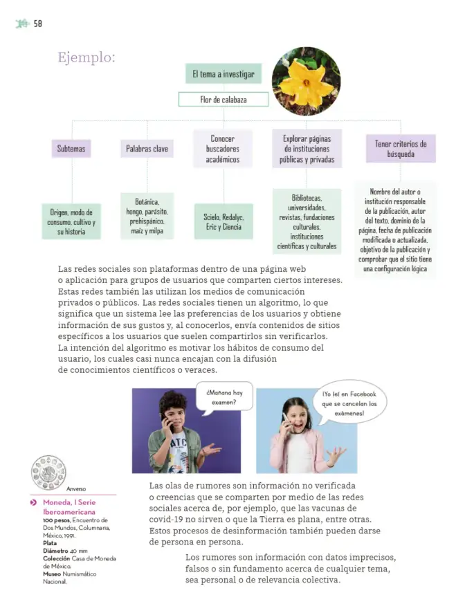 Página 59 de Nuestros saberes: Libro para alumnos, maestros y familia. Libro de Educación Primaria Grado 6° Ciclo Escolar 2025 - 2026
