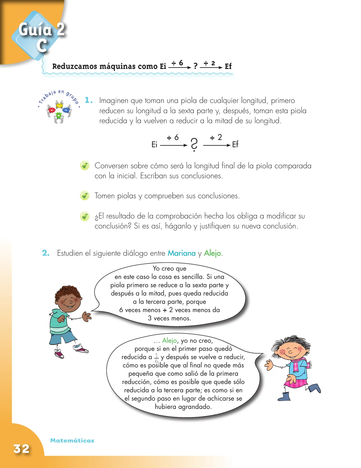 Miniatura página 32 de Matematica 5° · Cartilla 01