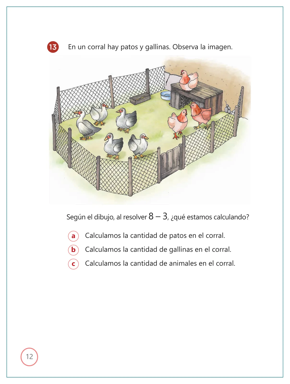 Miniatura página 12 de Kit de evaluación Salida 1 Demostrando lo que aprendimos : Matemática, tercer trimestre, ﻿Segundo grado - Primaria · 2019