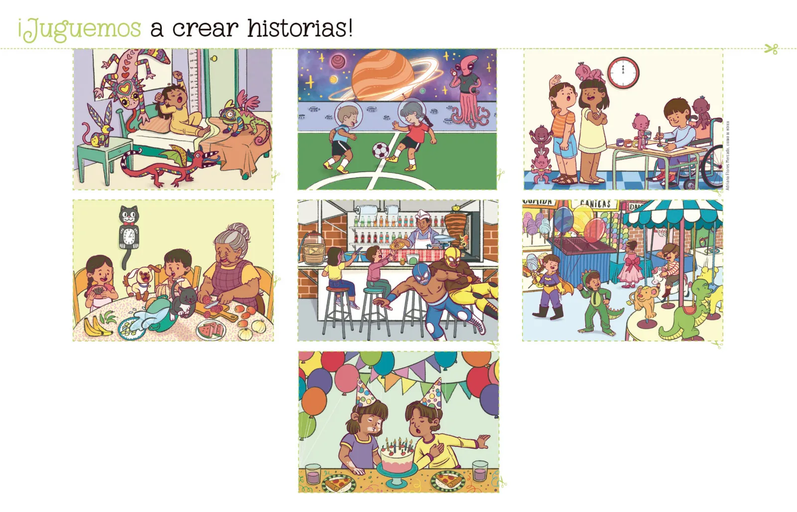 Página 22 de Jugar e imaginar con mi material manipulable de Preescolar. Libro de Educación Preescolar Grado 1° Ciclo Escolar 2025 - 2026