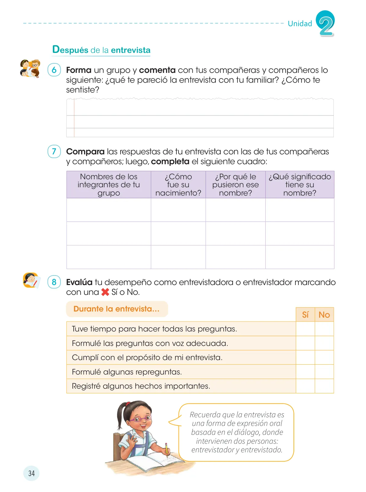 Página 36 de Comunicación 4 : cuaderno de trabajo para cuarto grado de Educación Primaria 2019 · 2019