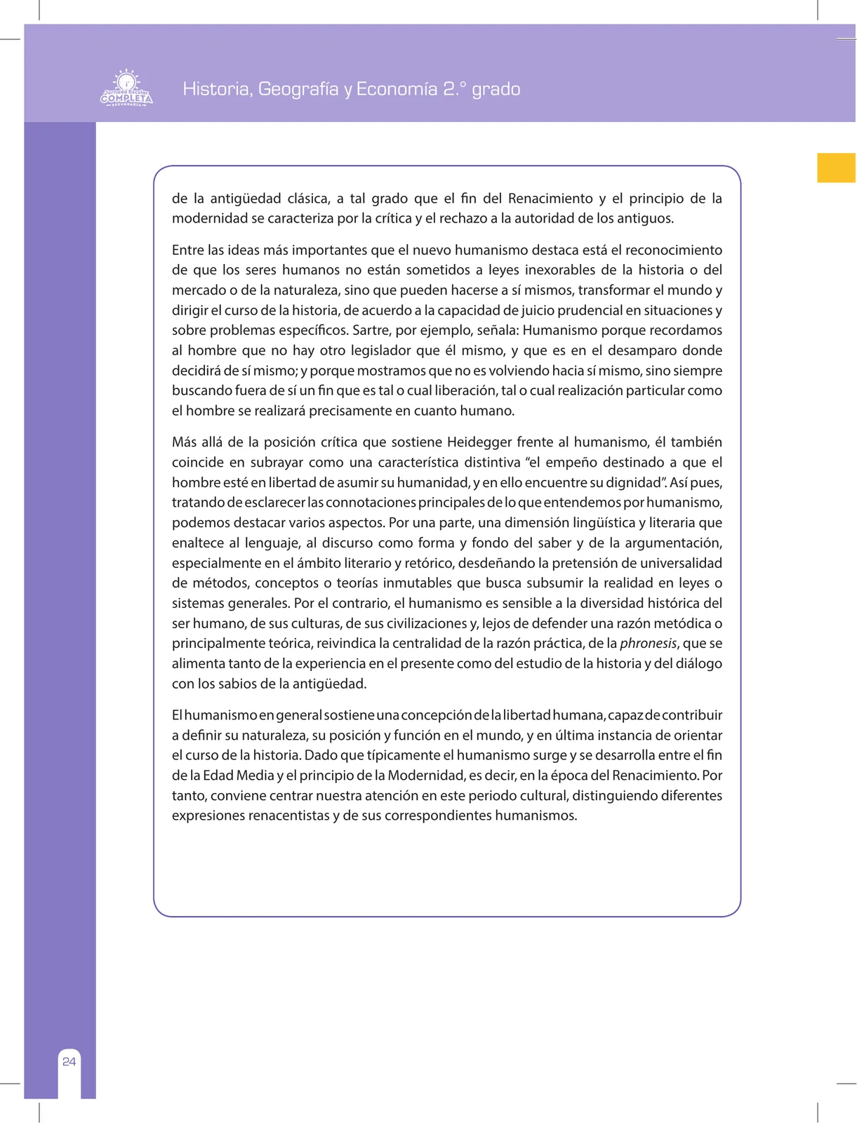 Página 24 de Historia, Geografía y Economía 2 : cuaderno de reforzamiento pedagógico - JEC ﻿ · 2016