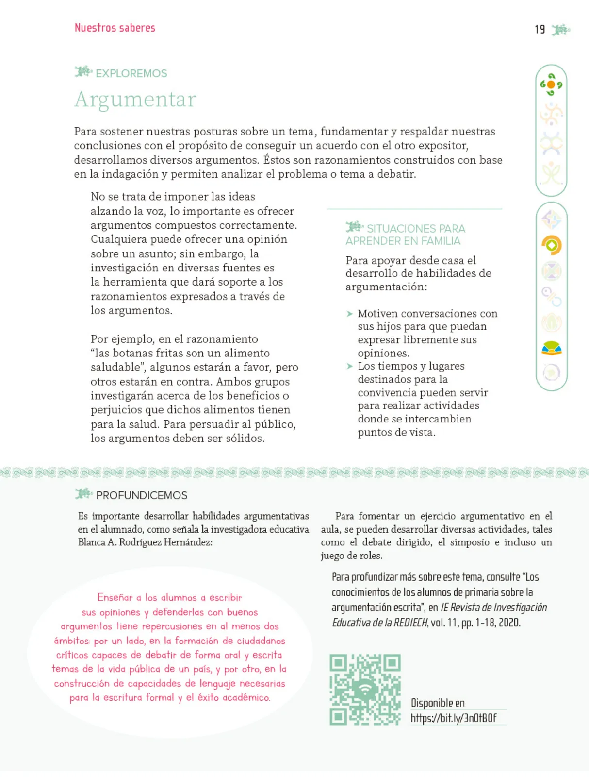 Miniatura página 20 de Nuestros saberes: Libro para alumnos, maestros y familia.   Libro de Educación Primaria Grado 5°  Ciclo Escolar 2025 - 2026