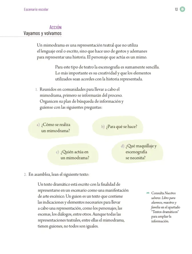 Página 16 de Proyectos Escolares. Libro de Educación Primaria Grado 6° Ciclo Escolar 2025 - 2026