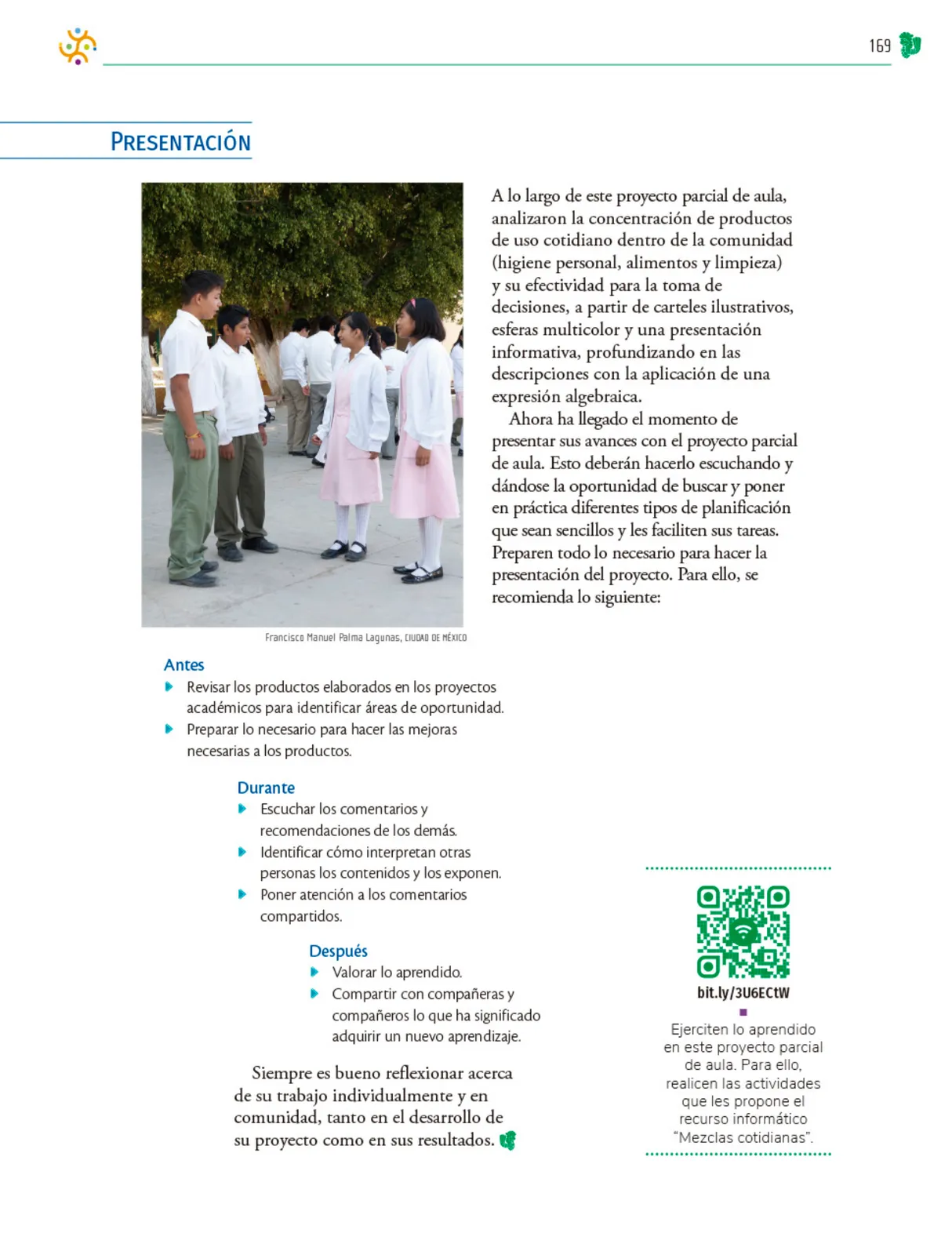 Página 170 de Colección Nanahuatzin. Nuestro libro de Proyectos. Tomo I. Libro de Educación Telesecundaria Grado 3° Ciclo Escolar 2025 - 2026