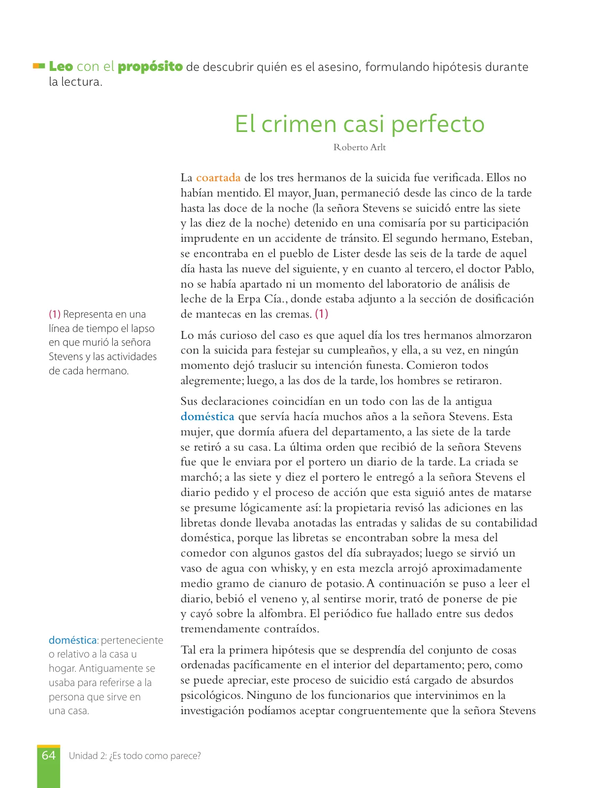 Página 66 de Lengua y Literatura – Octavo Básico | Texto del Estudiante MINEDUC – Descargar PDF · 2024