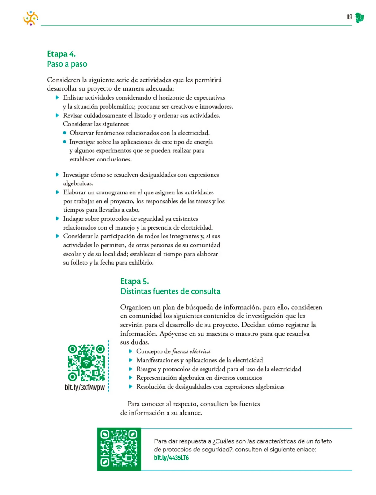 Miniatura página 120 de Colección Sk´asolil. Nuestro libro de Proyectos.  Tomo II.  Libro de Educación Telesecundaria Grado 2°  Ciclo Escolar 2025 - 2026