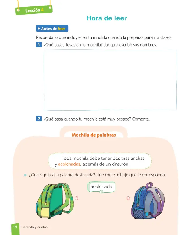 Página 111 de Lenguaje y Comunicación – Primero Básico | Texto del Estudiante MINEDUC – Descargar PDF · 2024