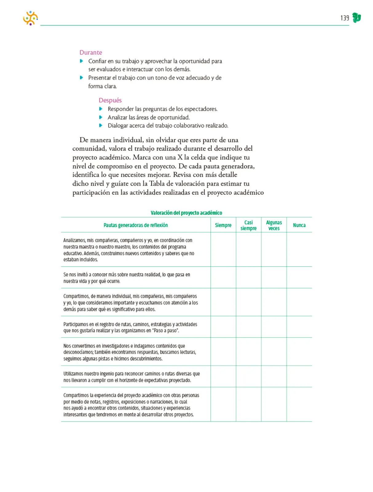 Miniatura página 140 de Colección Ximhai. Nuestro libro de Proyectos.  Tomo III.  Libro de Educación Telesecundaria Grado 1°  Ciclo Escolar 2025 - 2026