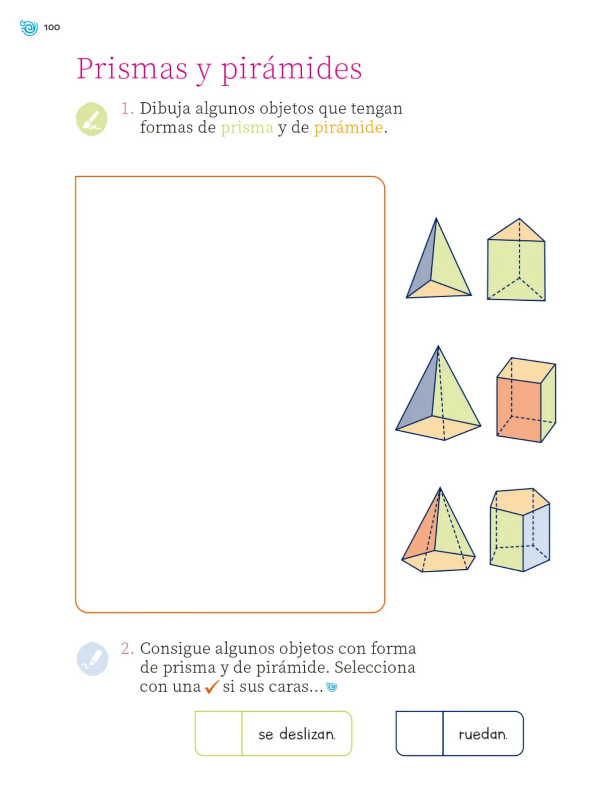 Miniatura página 101 de Múltiples lenguajes. Trazos y números.   Libro de Educación Primaria Grado 1°  Ciclo Escolar 2025 - 2026